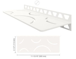 Schluter Shelf-W Curve  Matte White SWS1 D6 MBW